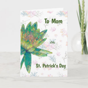 St. Patrick's Day Card für die Mama Karte
