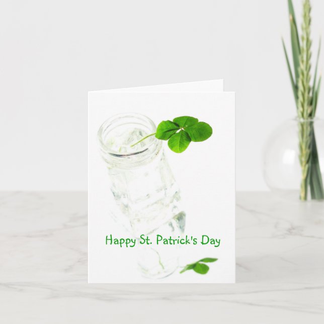 St. Patrick's Day Card Karte (Vorderseite)