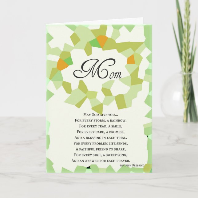 St. Patrick's Day Cards - Mama Karte (Vorderseite)
