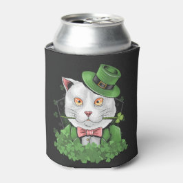 St. Patrick's Day Cat Can Cooler Dosenkühler