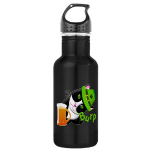 St. Patrick's Day Cat Edelstahlflasche