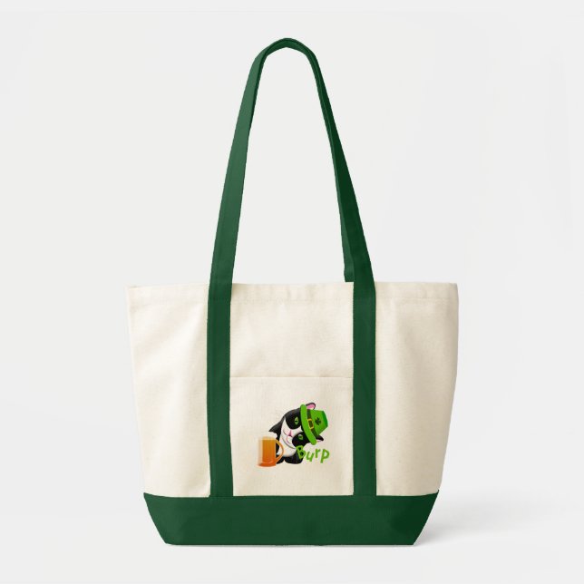 St. Patrick's Day Cat Tragetasche (Vorne)