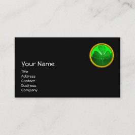 ST PATRICK'S DAY CAT WITH GREEN IRISH BEER VISITENKARTE