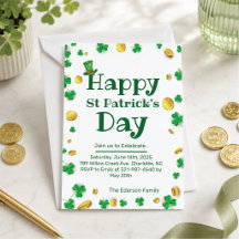 St. Patrick's Day Celebration Einladung