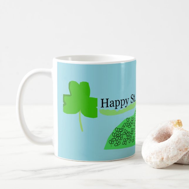 St. Patrick's Day Celebration Kaffeetasse (Mit Donut)