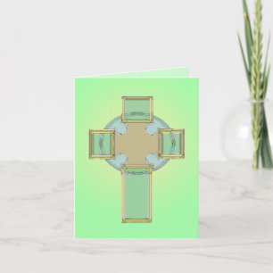 St. Patrick's Day Celtic Cross Karte