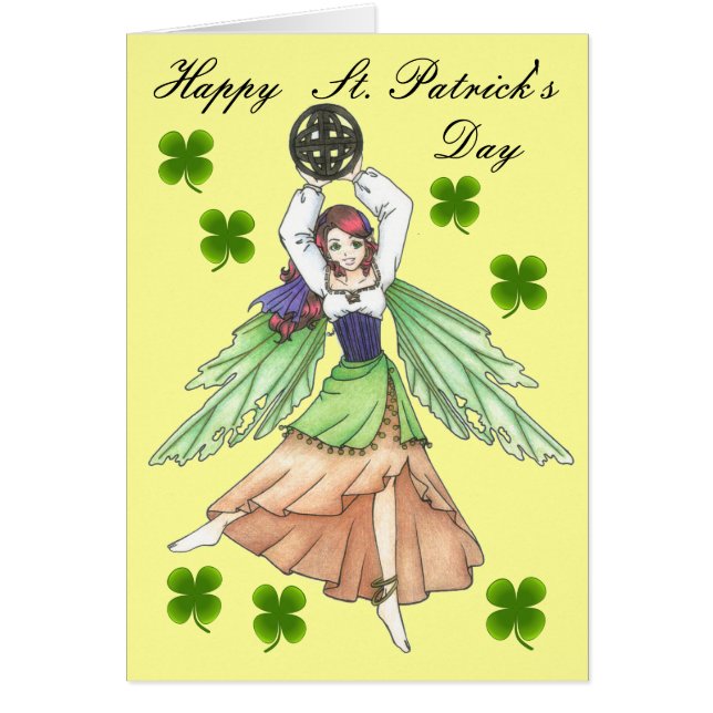 St. Patrick's Day Celtic Fee Card (Vorne)