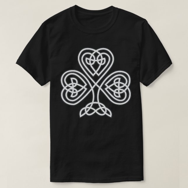 St Patricks Day  Celtic Knot Shamrock St Paddys Da T-Shirt (Design vorne)