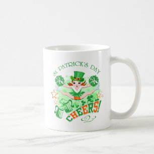 St. Patrick's Day Cheerleader's Tasse