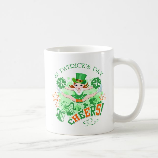 St. Patrick's Day Cheerleader's Tasse (Rechts)