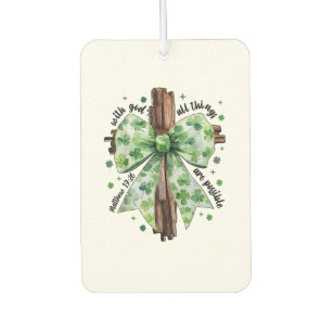 St. Patrick's Day Christlicher Glaube Kleeblatt Sh Autolufterfrischer