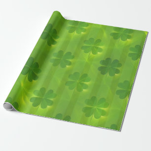 St Patrick's Day Clover 4 Liste der modernen Samml Geschenkpapier