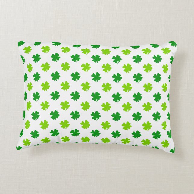 St. Patrick's Day Clover Blätter Pattern-54601 Dekokissen (Rückseite)