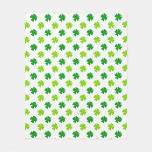 St. Patrick's Day Clover Blätter Pattern-54601 Fleecedecke
