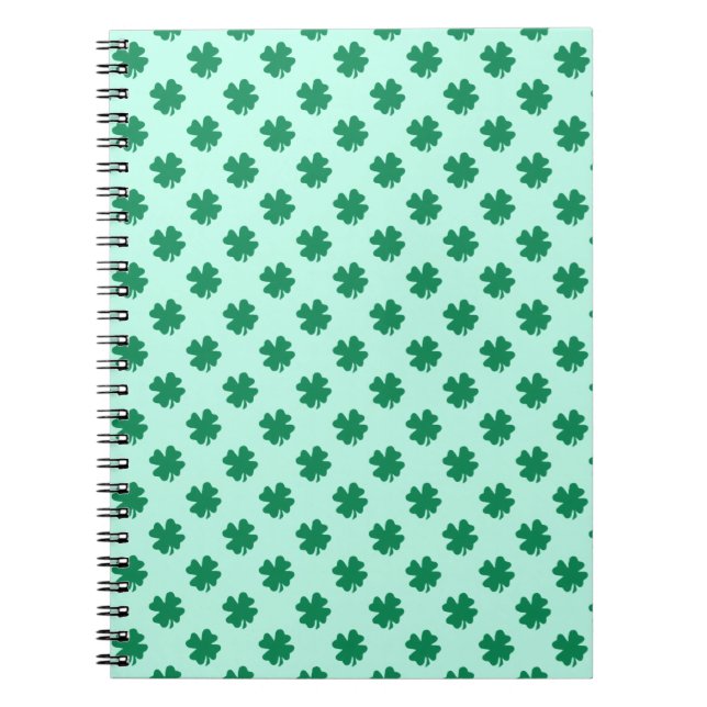 St. Patrick's Day Clover Blätter Pattern-54601 Notizblock (Vorderseite)