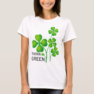 St. Patrick's Day Clover + Ihre Ideen T-Shirt