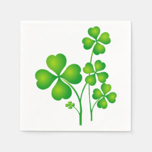 St. Patrick's Day Clover / Kleeblatts + Ihre Ideen Serviette