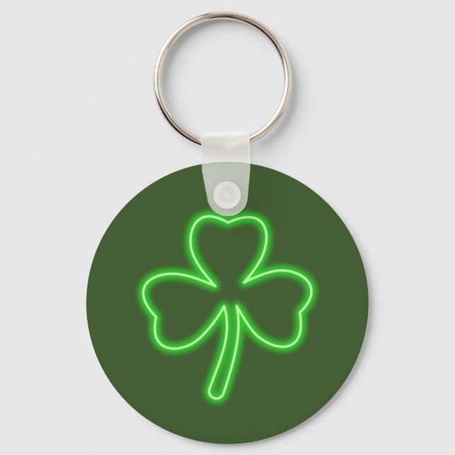 St. Patrick's Day Clover Schlüsselanhänger (Vorderseite)