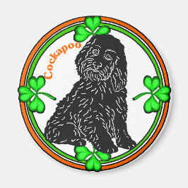 St. Patrick's Day Cockapoo Magnet