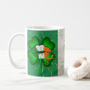 St Patrick's Day Coffee Tasse