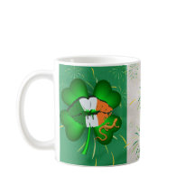 St Patrick's Day Coffee Tasse