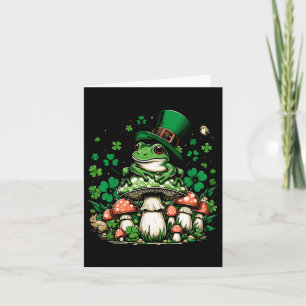 St Patricks Day Cotattcore Frosch Ästhetik unter m Karte