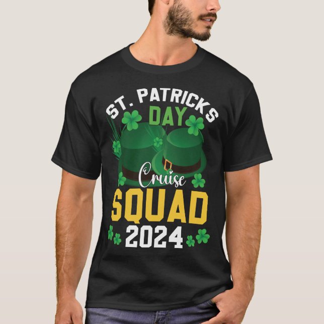 St. Patrick's Day Cruise Squad 2024 T-Shirt (Vorderseite)