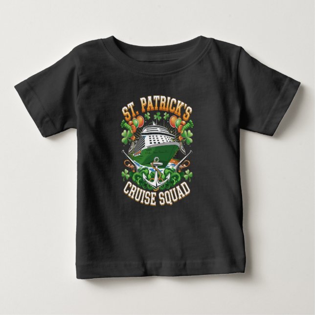 St Patrick's Day Cruise Squad 2025 Family Matching Baby T-shirt (Vorderseite)