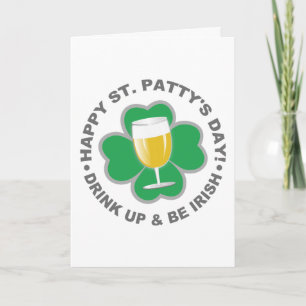St. Patrick's Day Custom Grußkarte Karte