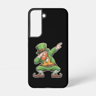 St Patricks Day Dab Dabbing Leprechaun Green Samsung Galaxy Hülle