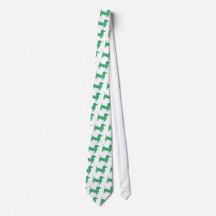 St. Patrick's Day Dackel Krawatte
