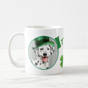 St. Patrick's Day Dalmatiner Kaffeetasse