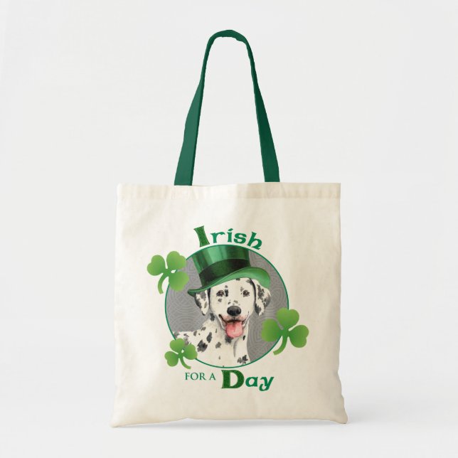 St. Patrick's Day Dalmatiner Tragetasche (Vorne)