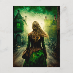 St. Patrick's Day Dark Fantasy Postkarte