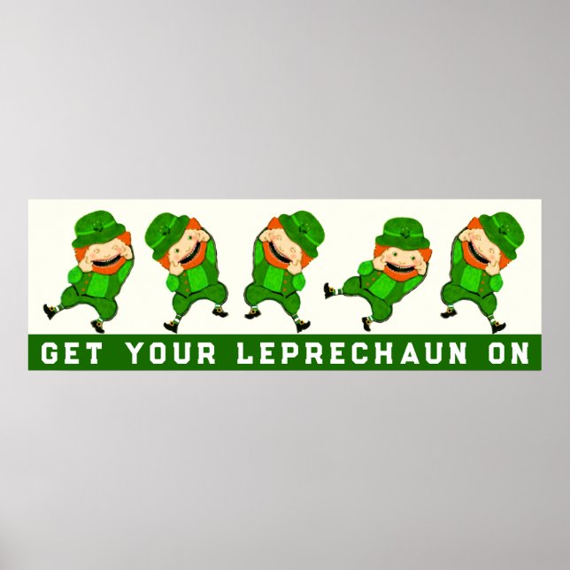 St. Patrick's Day Decor Poster (Vorne)