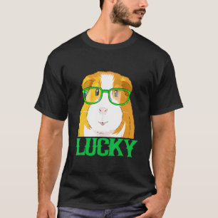 St. Patricks Day Dekoration Glückliches Meerschwei T-Shirt