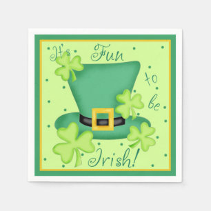 St. Patrick's Day Der Spaß für Iren Serviette