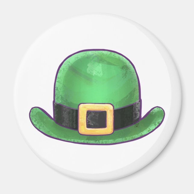 St Patricks Day Derby Hat Magnet (Vorne)