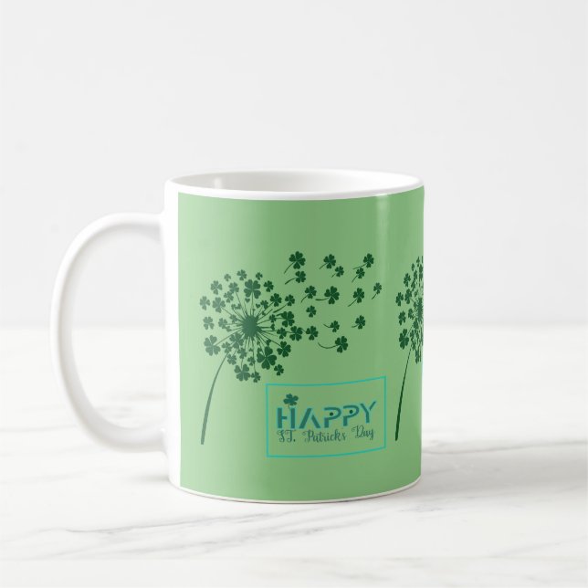 St. Patrick's Day Design Kaffeetasse (Links)