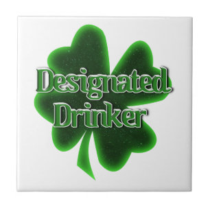 St. Patrick's Day Designated Drinker Fliese