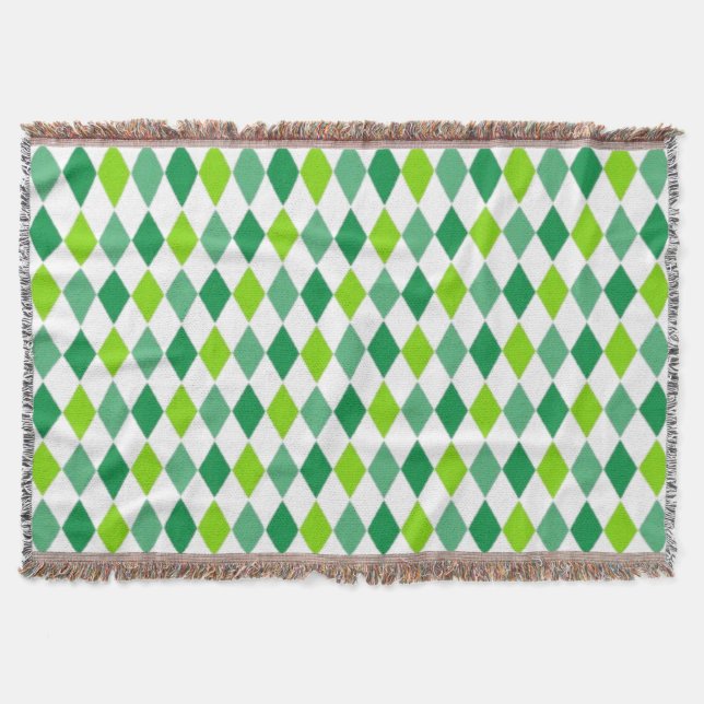 St. Patrick's Day Diamond Shape Pattern-54603 Decke (Vorderseite)