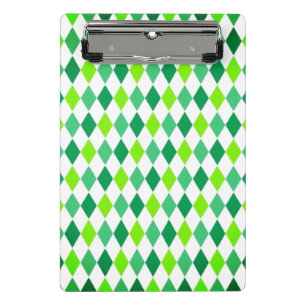 St. Patrick's Day Diamond Shape Pattern-54603 Mini Klemmbrett