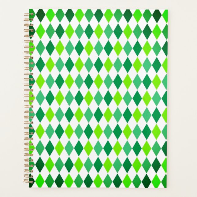St. Patrick's Day Diamond Shape Pattern-54603 Planer (Vorderseite)