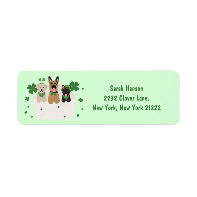 St Patricks Day Dog Mail (Vorne)
