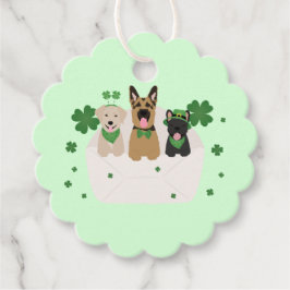 St Patricks Day Dog Mail Geschenkanhänger