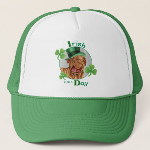 St. Patrick's Day Dogue de Bordeaux Truckerkappe
