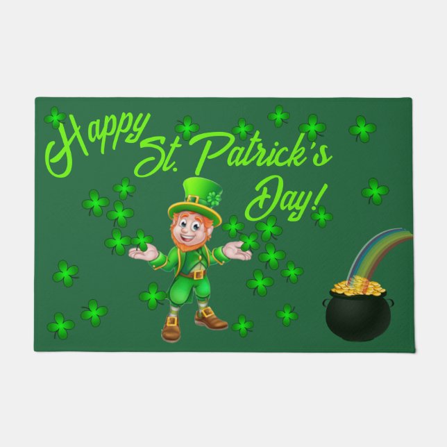 St. Patrick's Day Door Mat Fußmatte (Vorderseite)