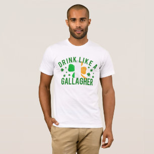 St. Patrick's Day Drink wie ein Gallagher Shirt