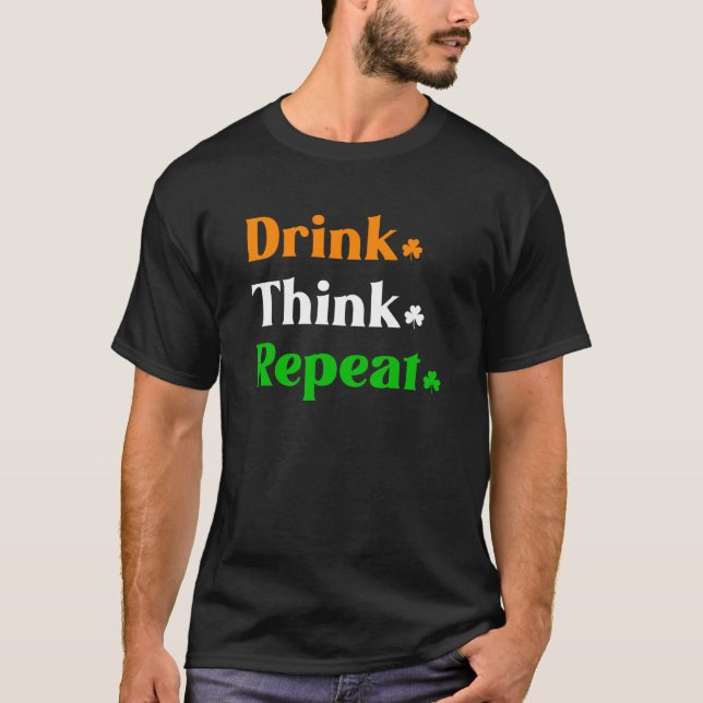 St Patricks Day Drinking Shamrock Beer Irish  1 T-Shirt (Vorderseite)