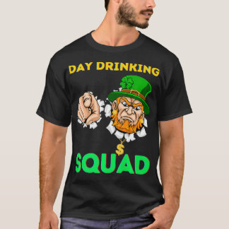 St Patricks Day Drinks Bier Funny Vater Man Gold T-Shirt